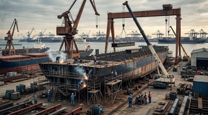 How a 1,000 to 1 Shipbuilding Gap Makes Reviving America's Shipyards Essential to Bring Back Blue Collar Dominance